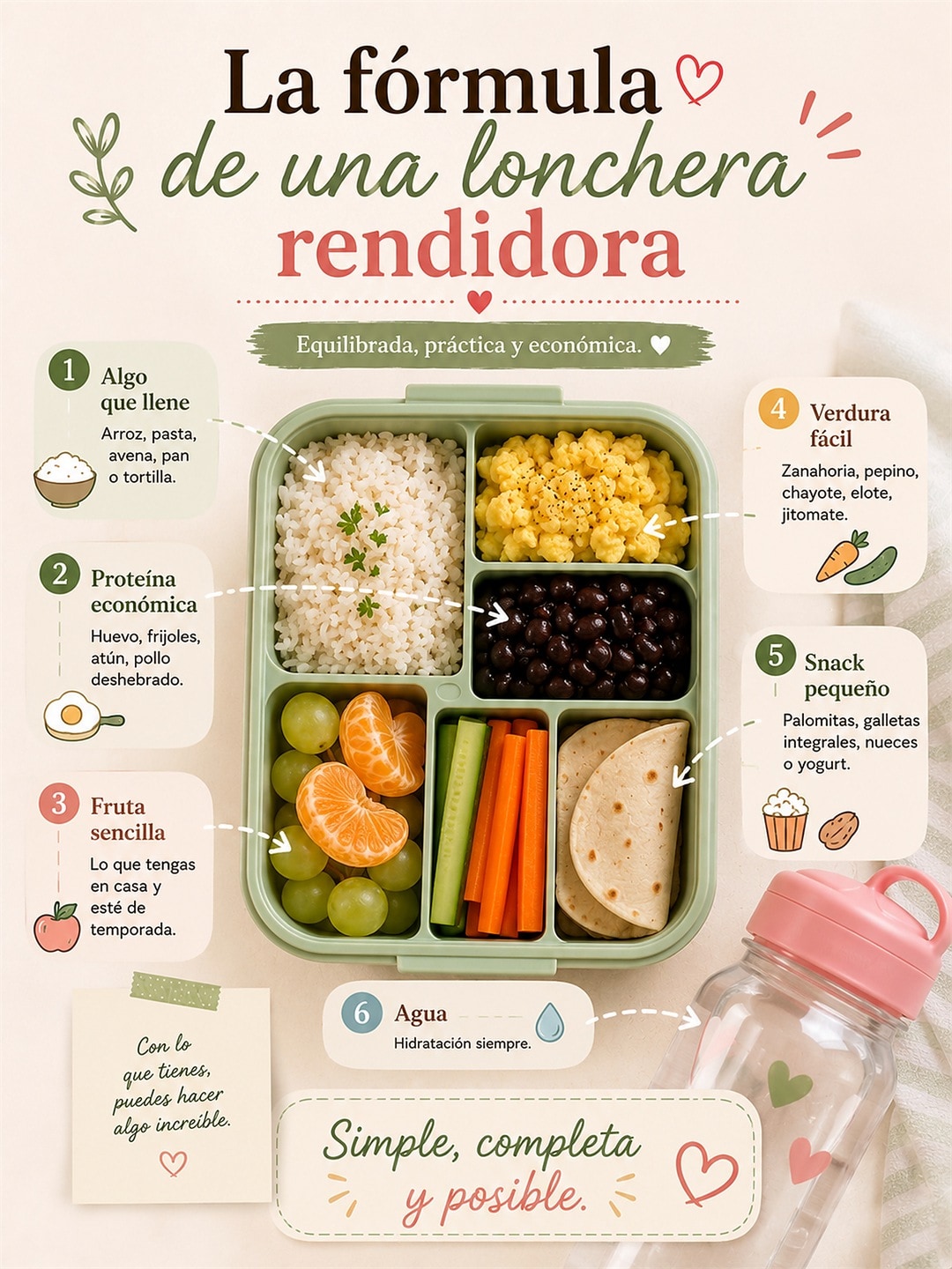 Ingredientes que rinden: Ideas con cosas de casa